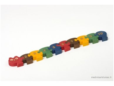 Puzzle ''Numbered Millipede'' 4