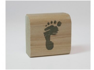 Wooden stamp "Foot"