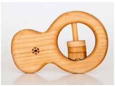 Organic wooden rattle teether 'Ring'