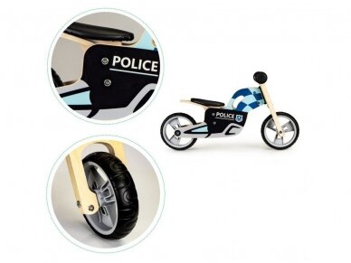 Balansinis dviratis "Policininko ratai" 4