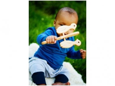 Wooden music rattle woodpeckers 4