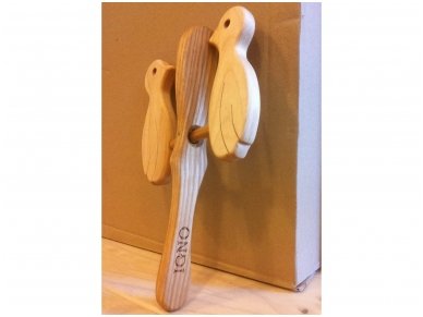 Wooden music rattle woodpeckers 6