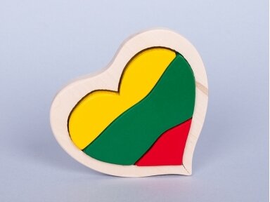 Puzzle "Lithuanian flag" Puzzle "Lithuanian flag"