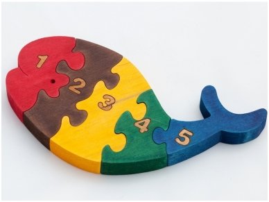 Puzzle ''Numbered Whale''