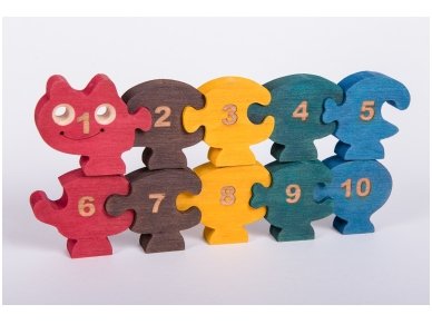 Puzzle ''Numbered Millipede''