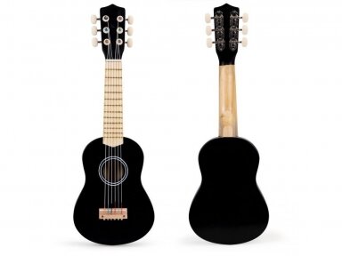 Juoda klasikinė gitara Juoda klasikinė gitara