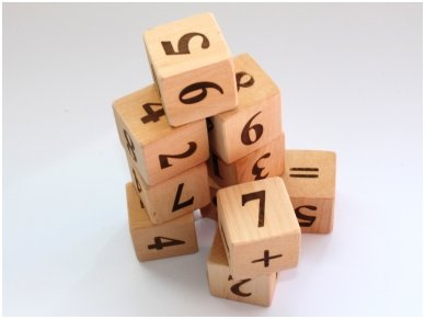 Blocks with numbers 6