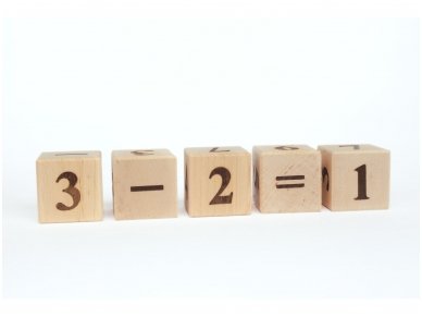 Blocks with numbers 3