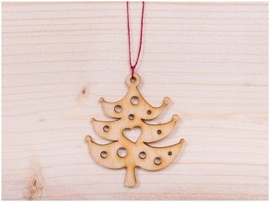 Christmas decoration "Tree with heart" 1