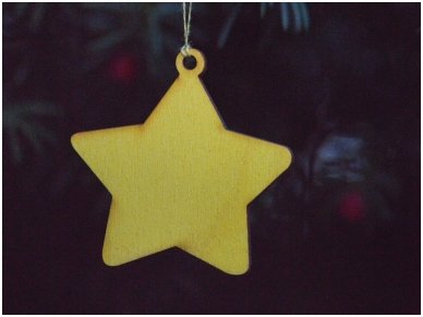 Kalėdinė dekoracija žvaigždutė 1