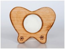 Organic wooden teether 'Butterfly'