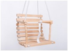 Wooden swing for baby
