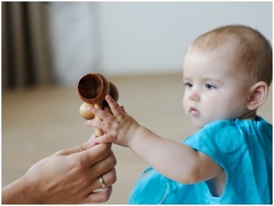 Wooden music rattle 1