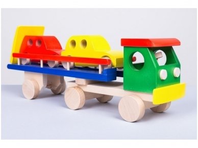 Car carrier truck with cars 9