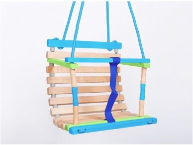 Wooden swing for baby 1