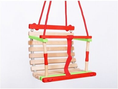 Wooden swing for baby 3