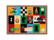 Stalo žaidimų rinkinys - Šachmatai ir šaškės