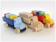 Truck with blocks