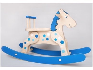 Rocking horse "Blue Cloud"