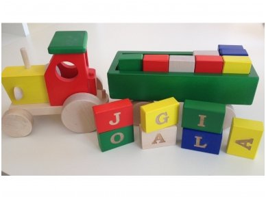Tractor with blocks 6