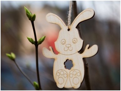 Easter bunny ornament 3