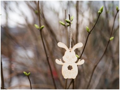 Easter bunny ornament 2
