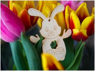 Easter bunny ornament 1